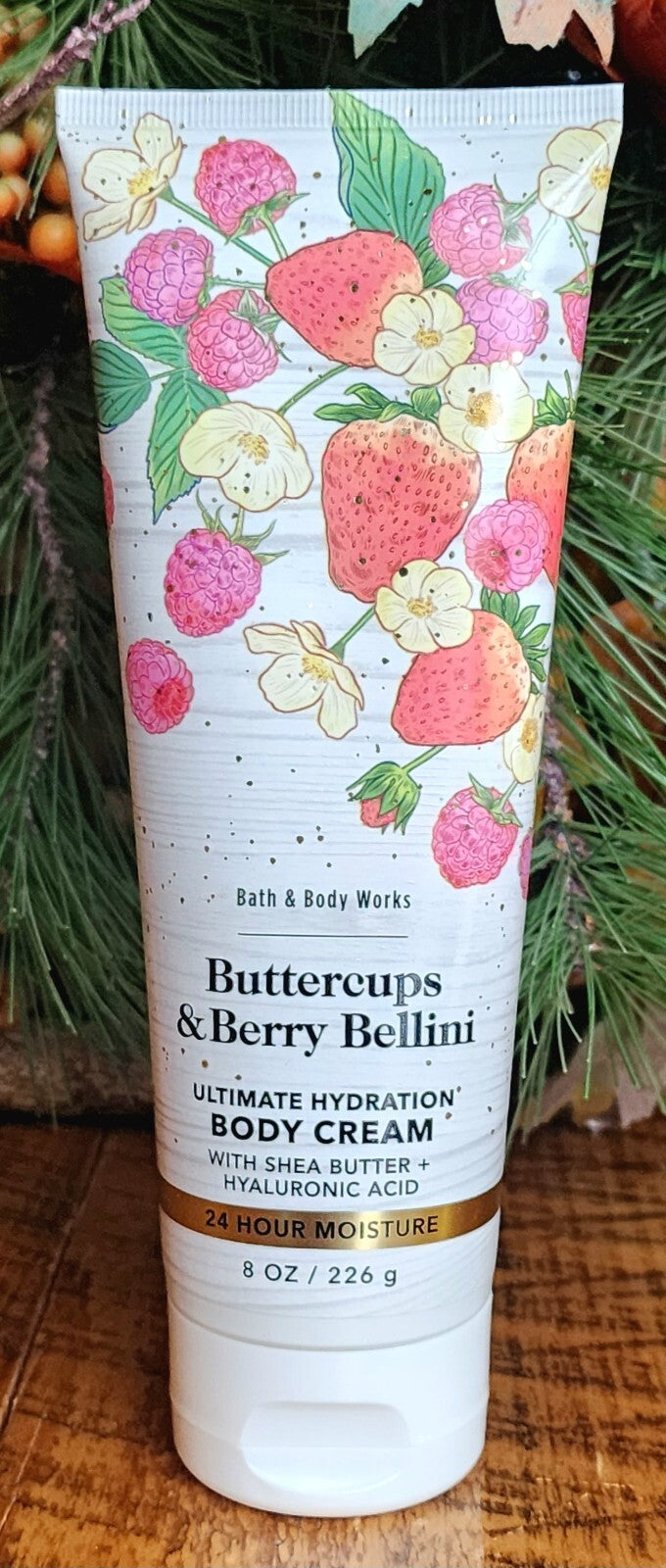 Buttercups & Berry Bellini Bath & Body Gift Set - Fragrance Mist, Shower Gel, Body Lotion & Cream