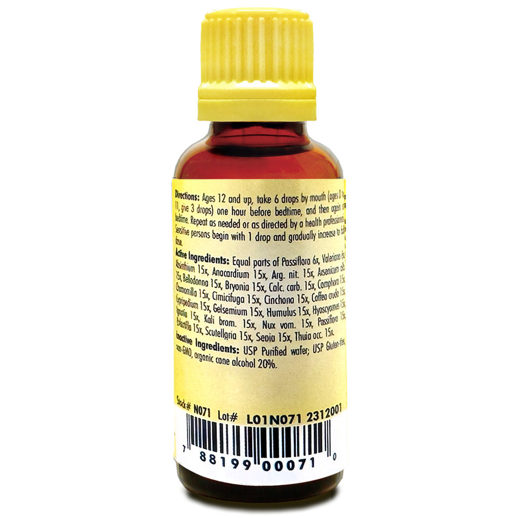 Natural Sleep Aid Liquid Drops for Sleeplessness - 1 fl oz
