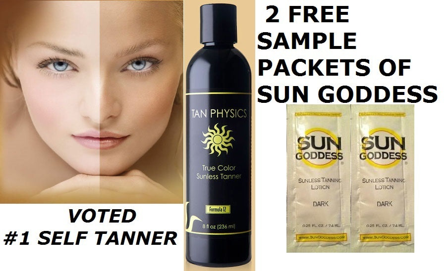 Self Tanner Moisturizer with Anti-Aging & Natural Sunless Tan - 2 Bonus Pack