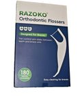 Orthodontic Flossers for Braces 180 Count - Easy Cleaning Thin Control Arm