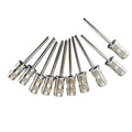 Nail Drill Mandrel Bits Set for Electric Nail Files - Sanding Bands 10pcs