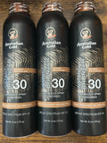 SPF 30 Sunscreen Spray with Instant Bronzer 3 Pack - Water-Resistant & Hydrating