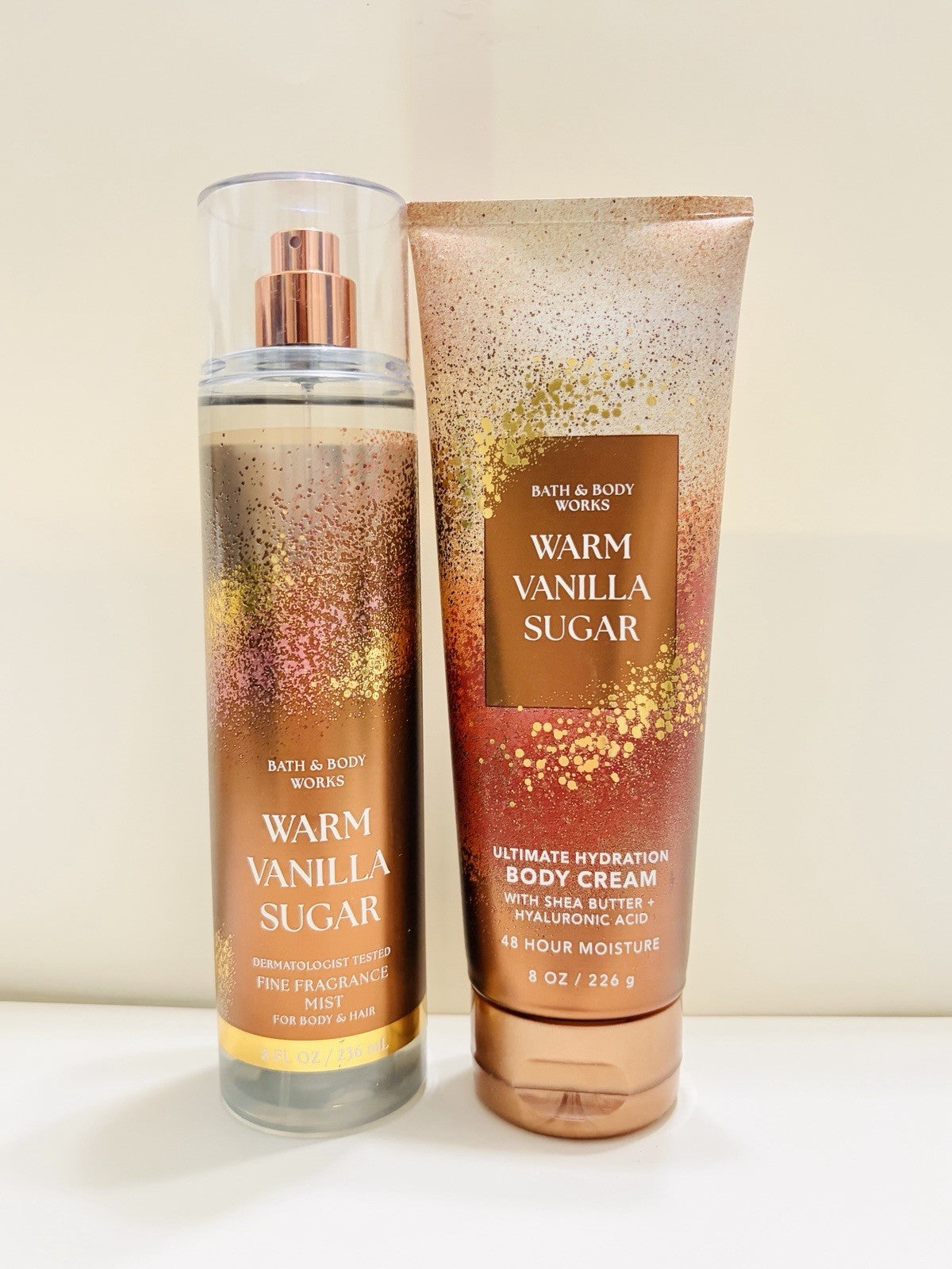 Vanilla Scent Body Mist & Hydrating Cream Set - 8 fl oz