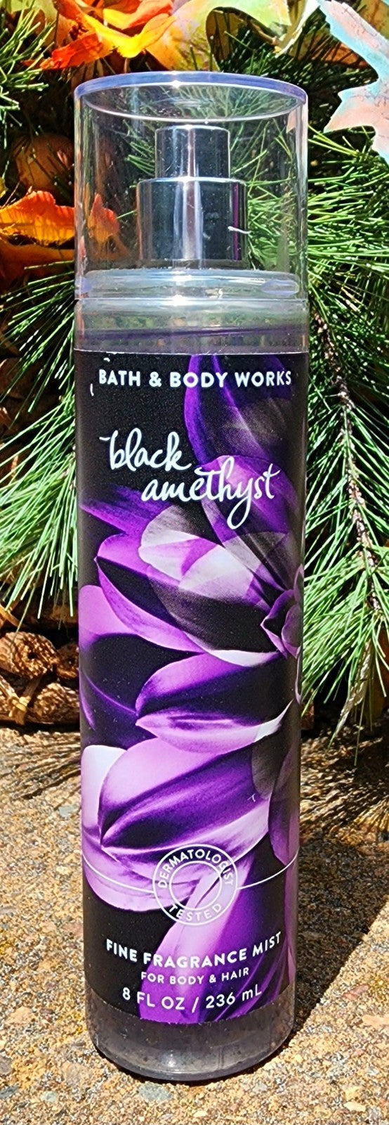 Black Amethyst Bath & Body Set - Shower Gel, Fragrance Mist, Body Cream & Lotion