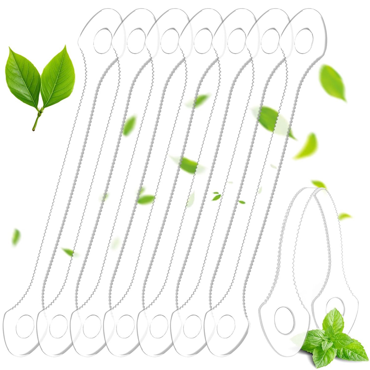 Disposable Tongue Scraper Pack - No Wash Plastic Oral Cleaners for Adults & Kids