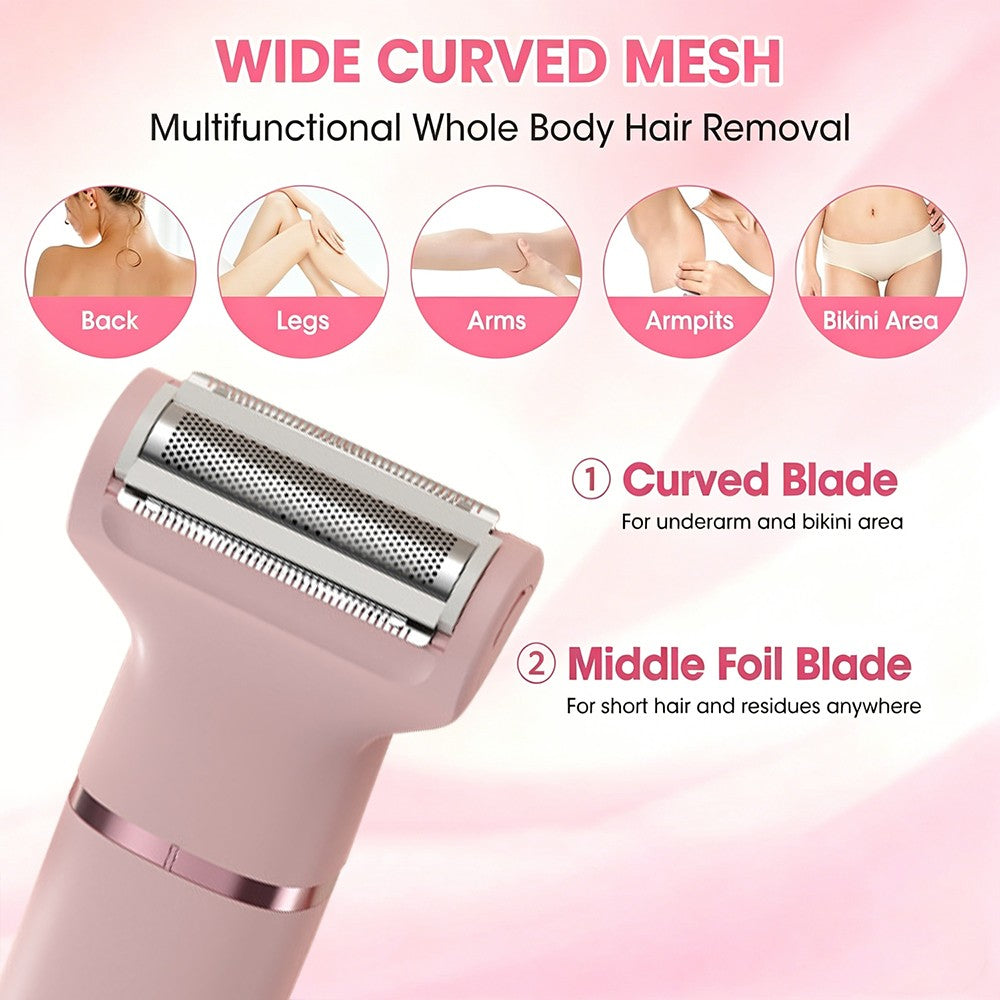 5-in-1 Women’s Electric Bikini Trimmer & Body Groomer Waterproof Hair Removal Tool