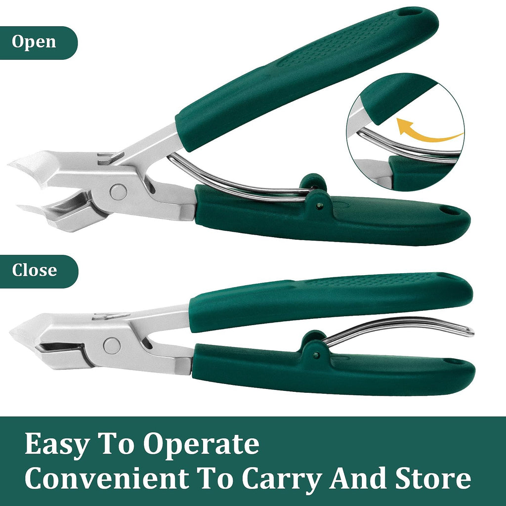 Eagle Beak Beveled Nail Clippers for Thick & Ingrown Nails - Sharp Stainless Steel