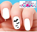 Halloween Bat Waterslide Nail Decals - Set of 20 Nail Art Stickers