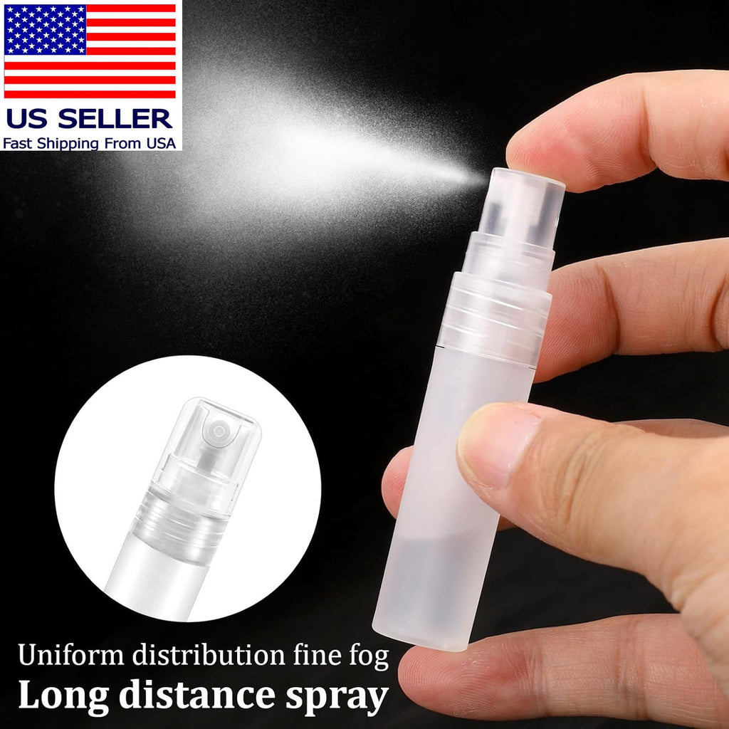 Mini Spray Bottles - 6 Pack 5ml Portable Refillable Plastic Travel Containers