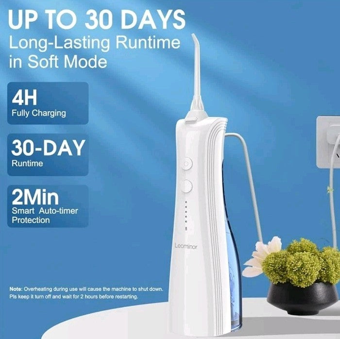Cordless Water Flosser - 5 Modes Portable Oral Irrigator for Deep Dental Cleaning