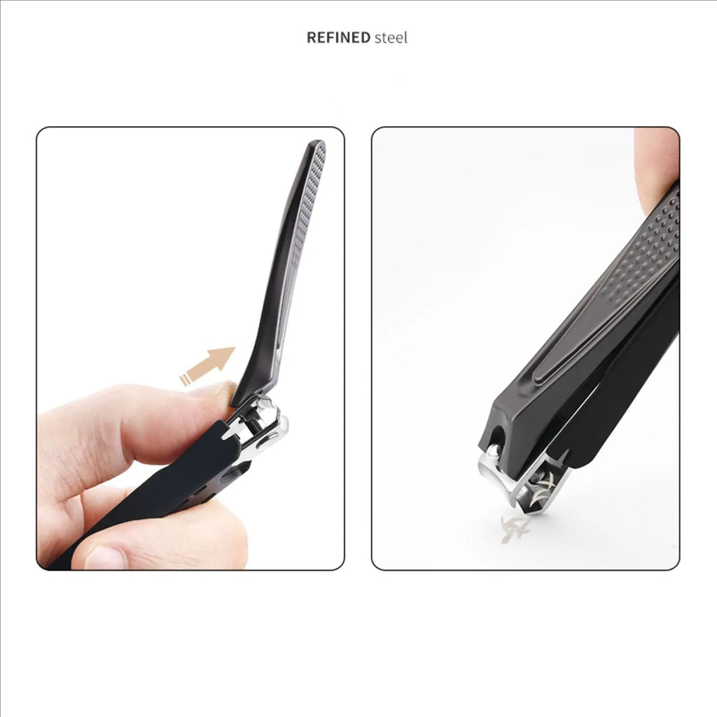 Extra Large Stainless Steel Toe Nail Clippers & Nail Scissors Set - Professional Pedicure Tool