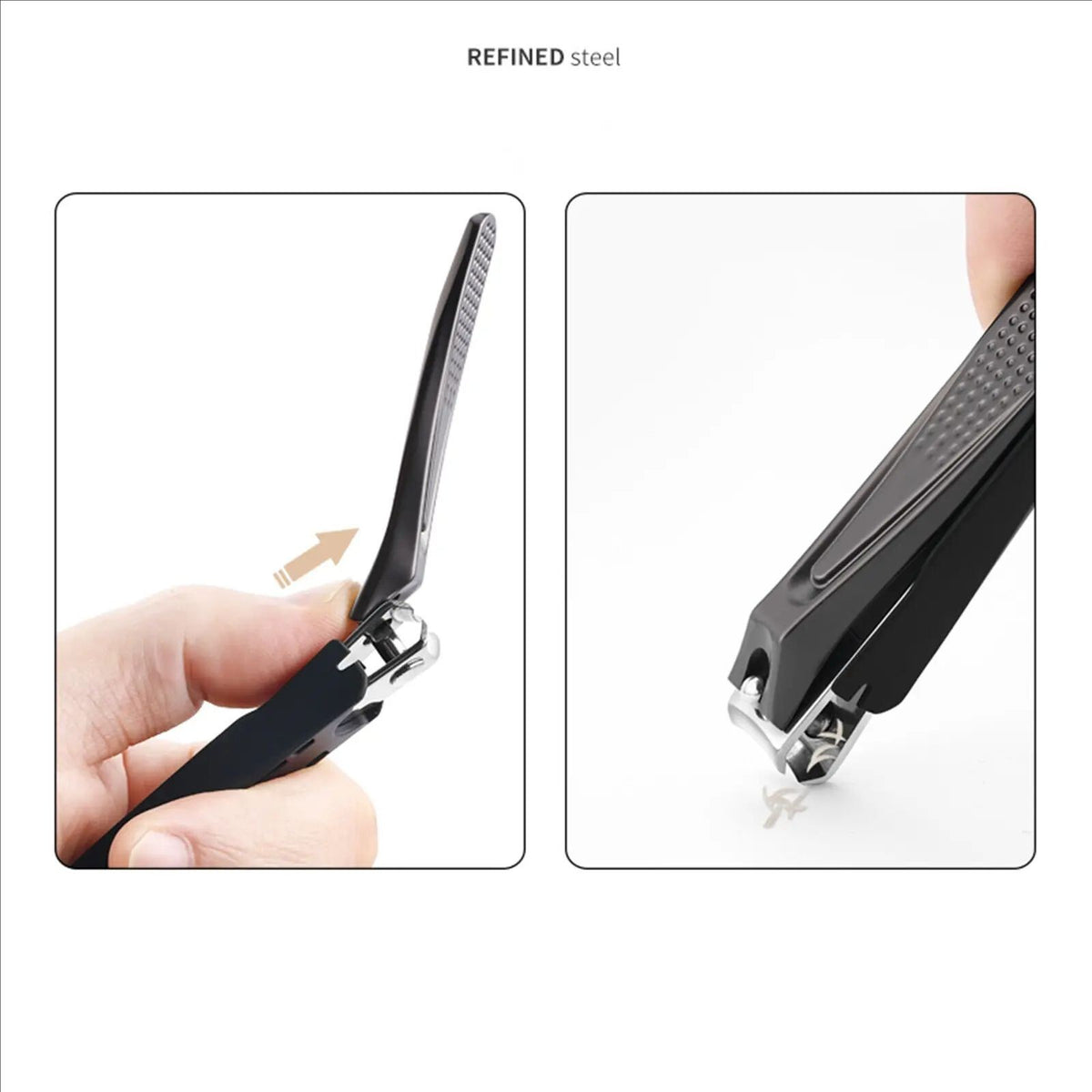 Extra Large Stainless Steel Toe Nail Clippers & Nail Scissors Set - Professional Pedicure Tool