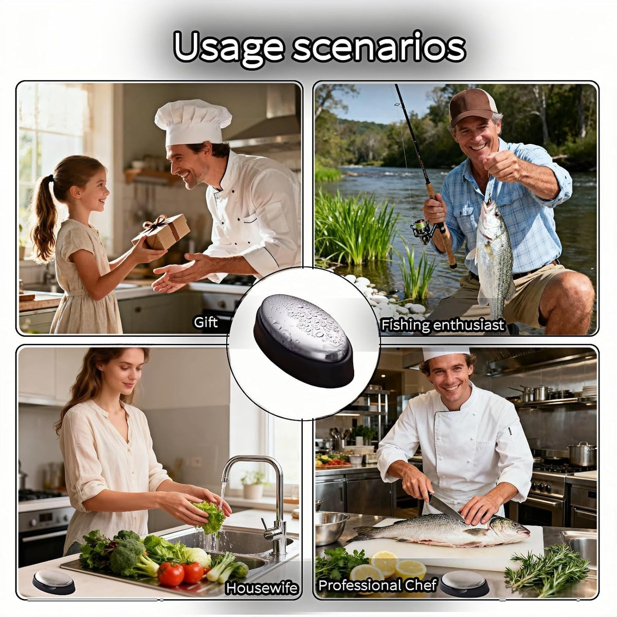 Stainless Steel Odor Removal Bar for Hands & Kitchen Use – Reusable & Durable