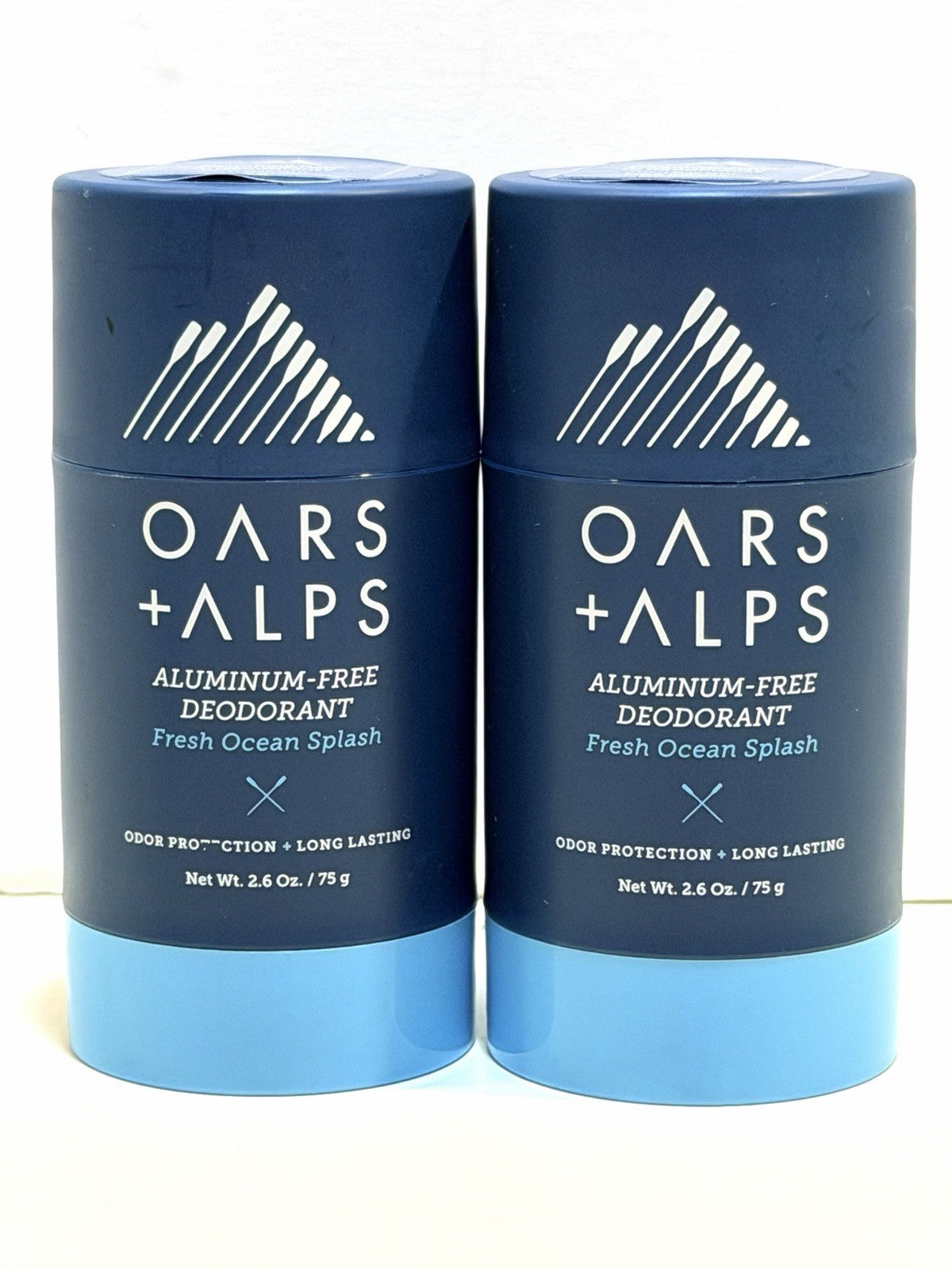 2 Pack Aluminum-Free Deodorant Stick - Ocean Splash Scent, 2.6 oz Each