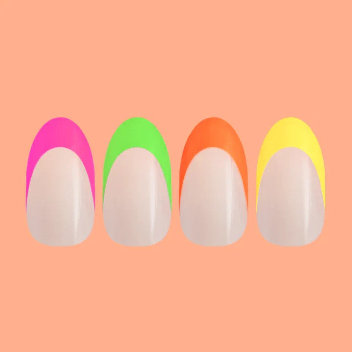 Press-On Nails Kit with Multiple Styles - Fake Nails, Nail Glue, 42 Pieces