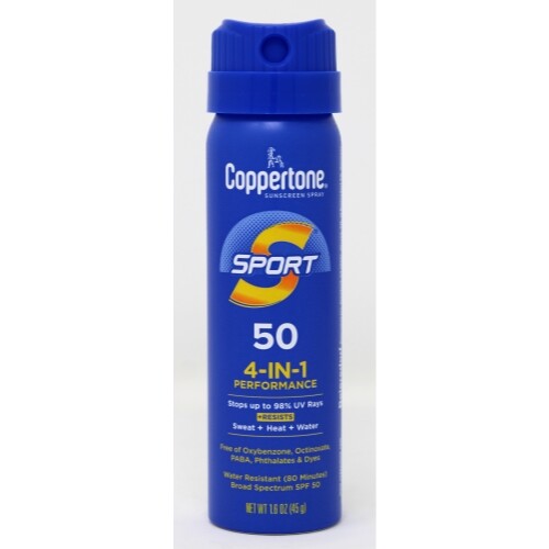 SPF 50 Sunscreen Spray Travel Pack - Water-Resistant, Broad Spectrum Protection