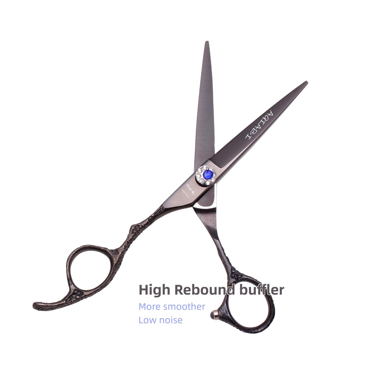 Left-Handed Hair Cutting & Thinning Scissors - Sharp Barber Shears, 6 Inches