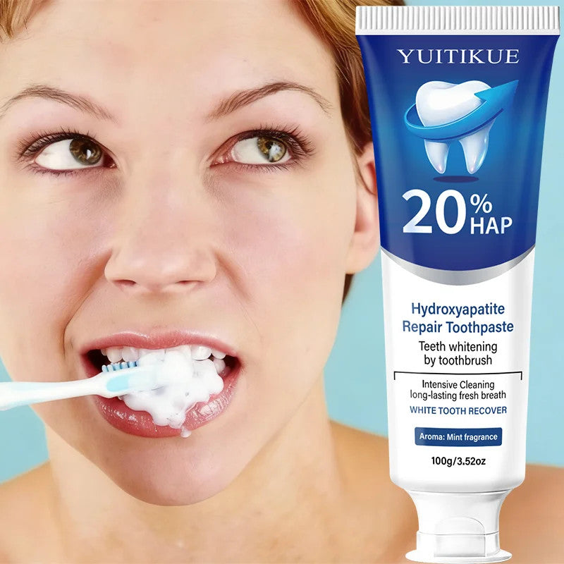 Hydroxyapatite Toothpaste Deep Cleaning Whitening Fresh Breath Oral Care