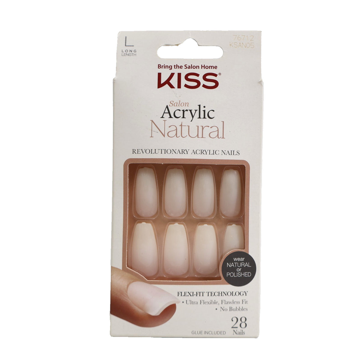 Acrylic Nail Kit Long Length - Salon-Quality False Nails KSAN05