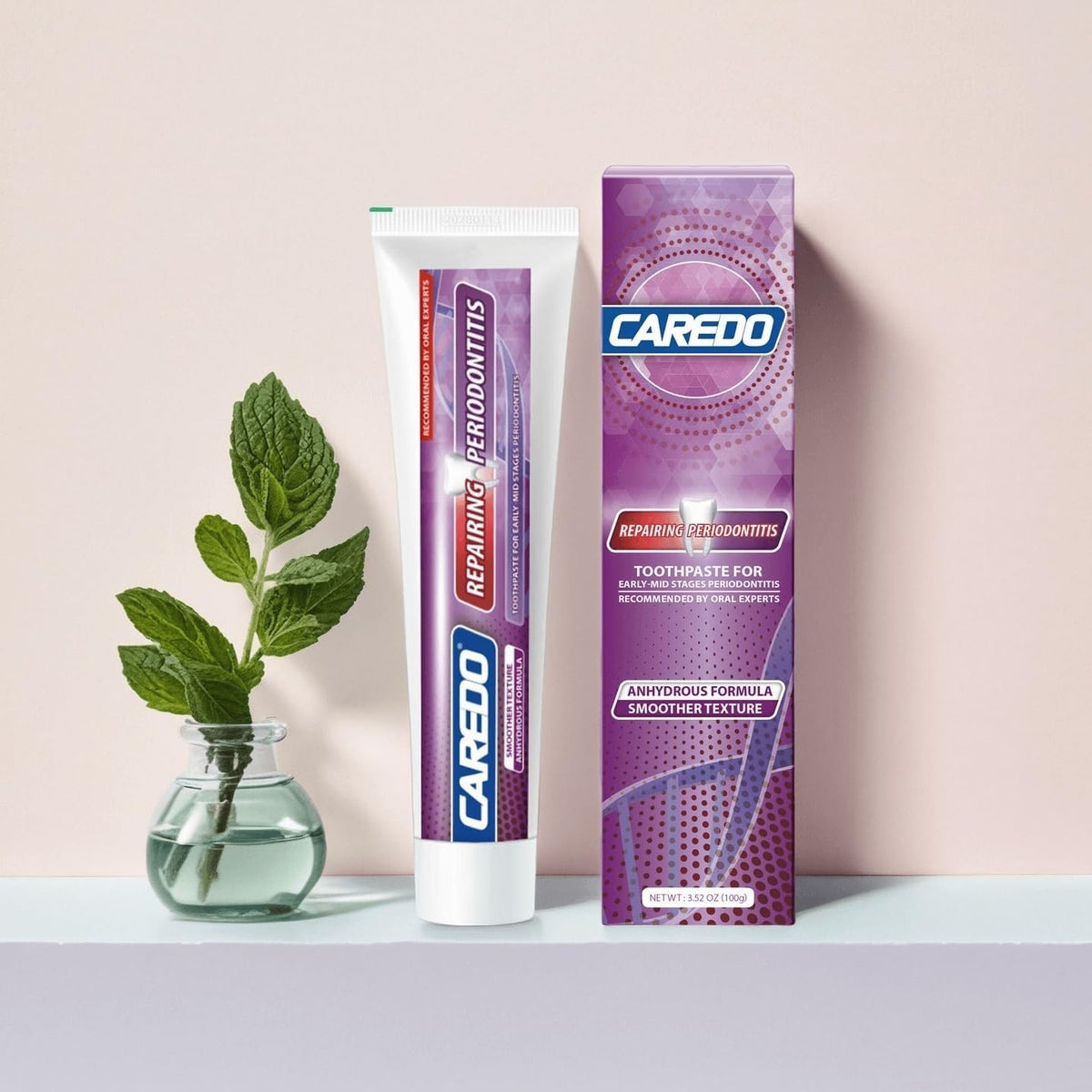 Professional Gum Disease Toothpaste for Receding Gums & Loose Teeth