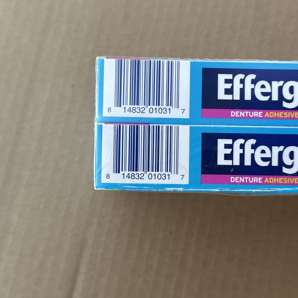 Denture Adhesive Cream 6 Pack - Extra Strong Hold, 2.5 oz Tubes