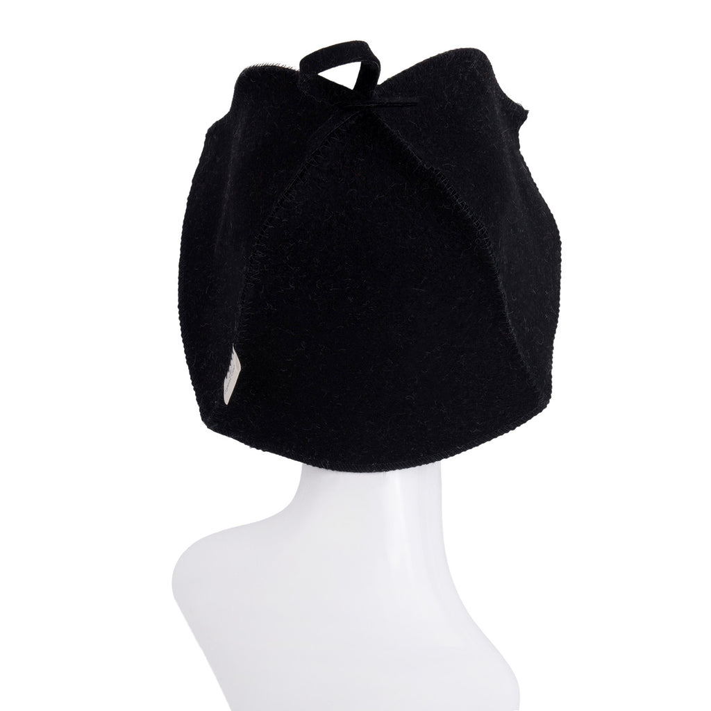 Felt Sauna Hat Natural Wool Russian Banya Headcover - Breathable & Insulating
