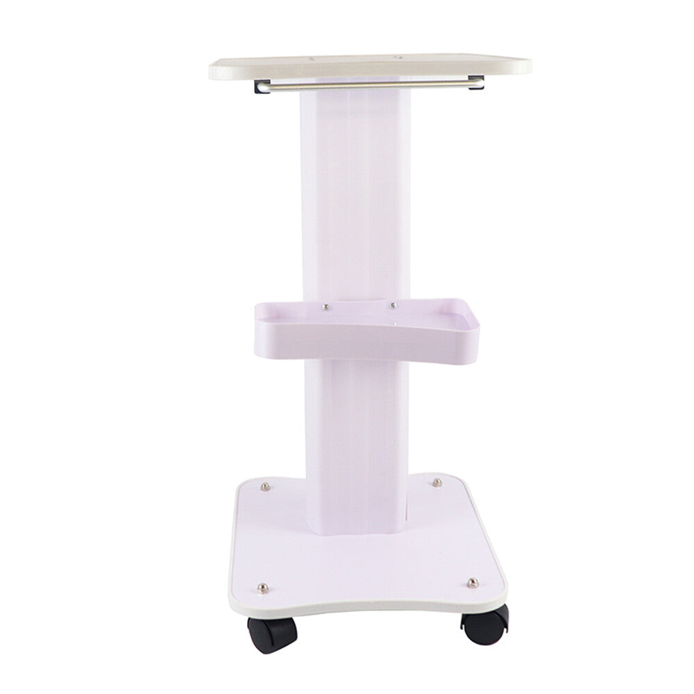 Beauty Salon Rolling Trolley Cart Storage Organizer with Double Layer Shelf