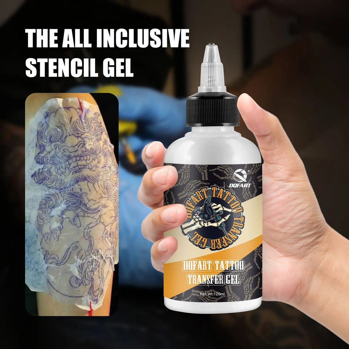 Tattoo Transfer Gel for Stencil Transfer – Professional Tools