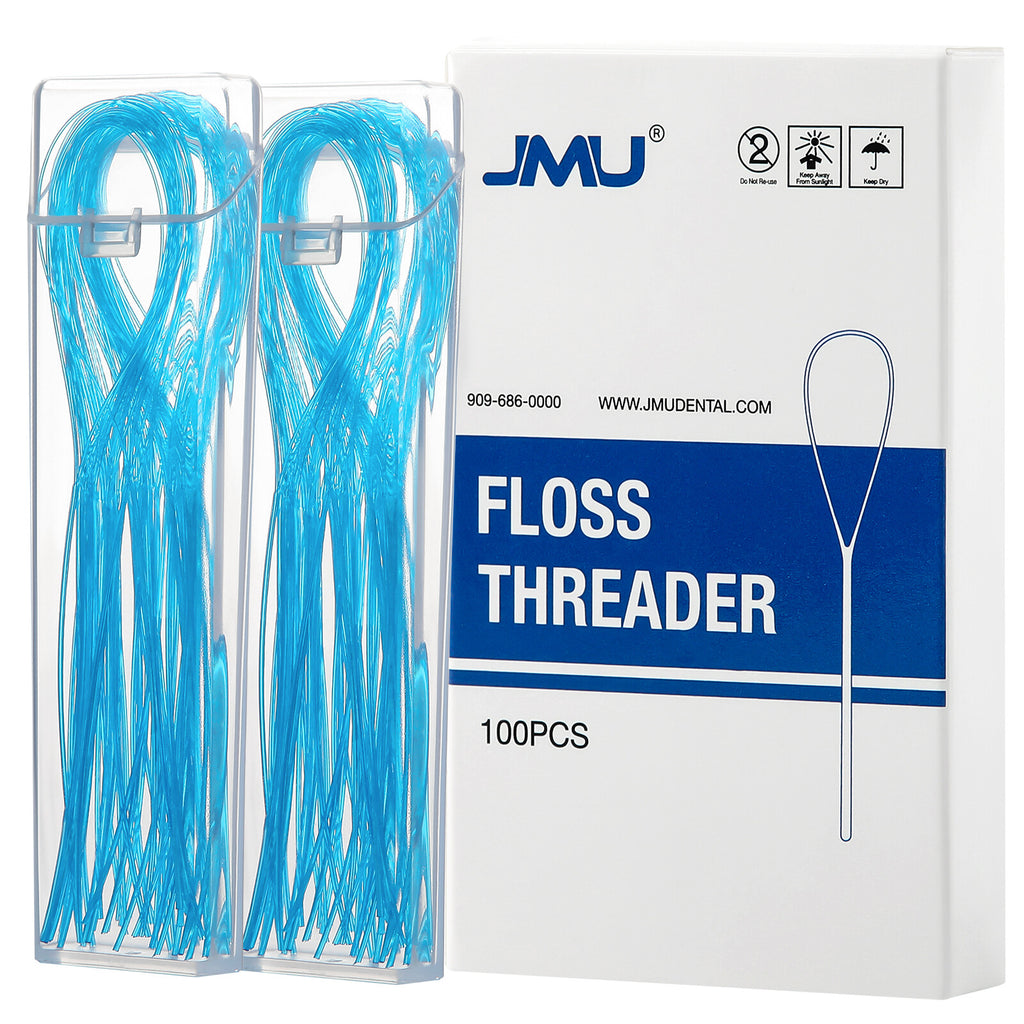Dental Floss Threaders for Braces Bridges Implants - Bulk 100/500 pcs