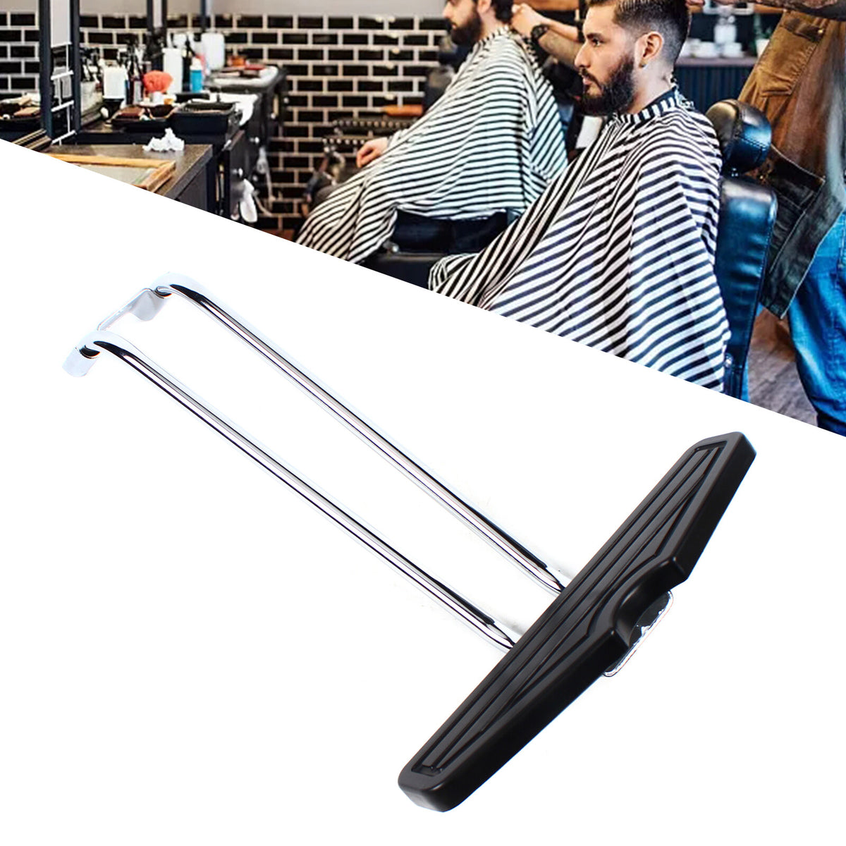 Salon Chair Foot Rest Replacement Tripod Stand for Barber & Beauty Salons