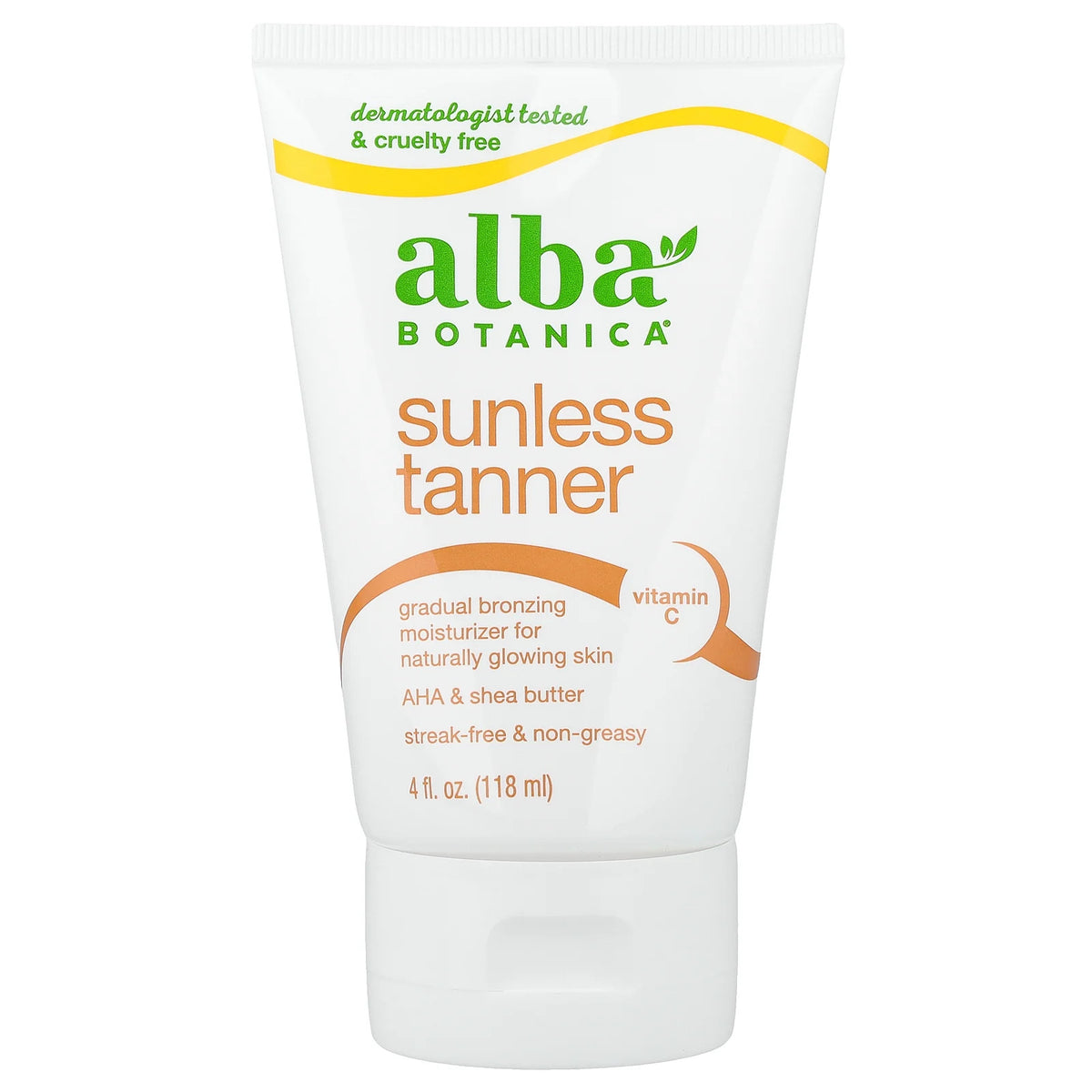 Sunless Tanner Lotion - Natural, Streak-Free, 4 oz | Botanically Moisturizing