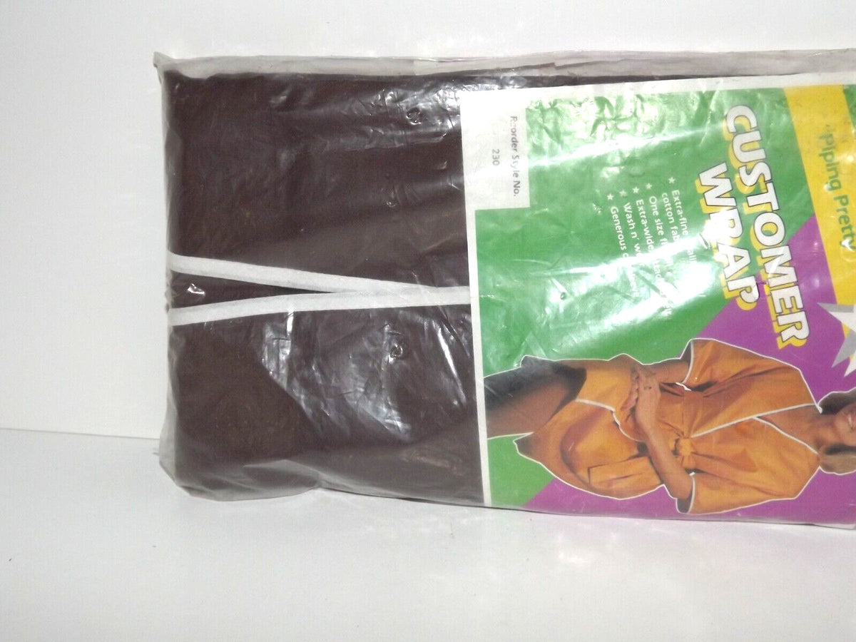 Vintage Brown Customer Wrap with Wide Belt - Betty Dain Creations