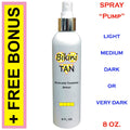 Sunless Self Tanning Spray with Mitt & Gloves - 8 oz, Multiple Shades
