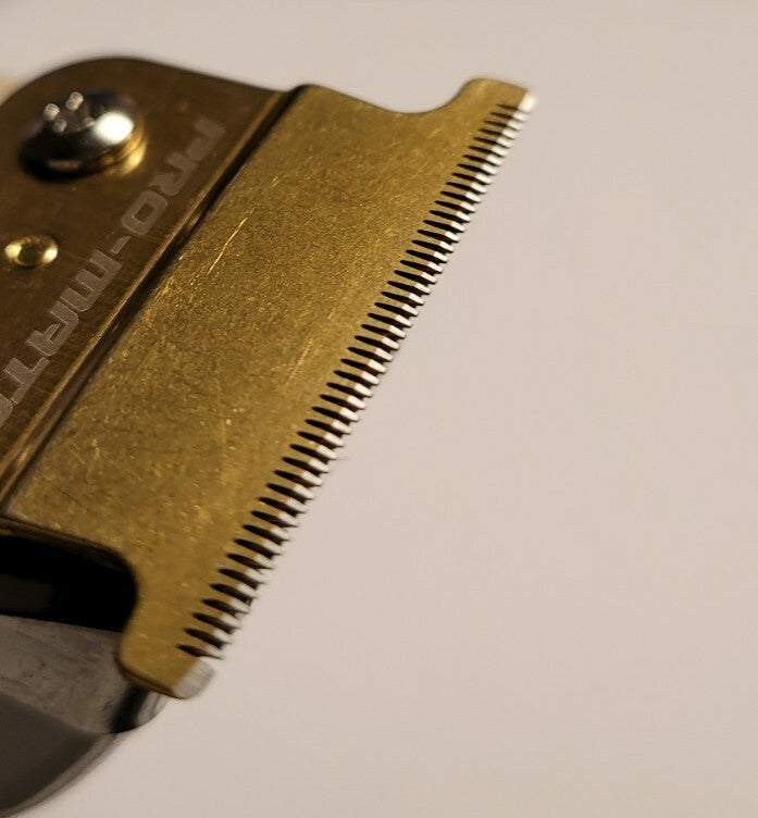 Pro-mate Andis T-Outliner Replacement Blades Gold Coated Zero-Gapped GTX