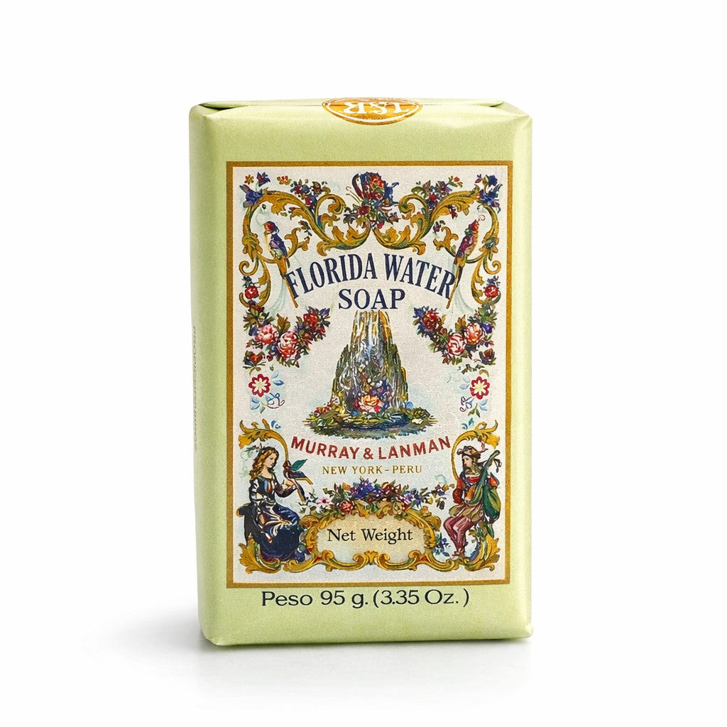 Florida Water Bar Soap Pack of 24 - Fresh Scent, Traditional 95g Bars