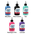 Tattoo Inks Color Set - 5 Distinct 0.5oz Bottles