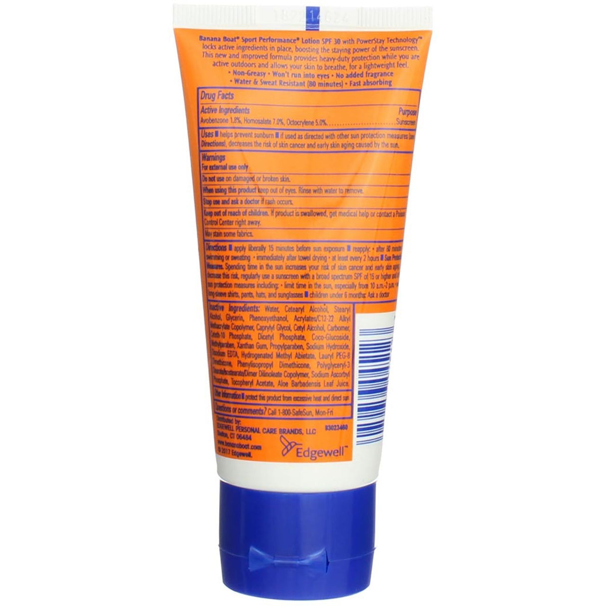 Water-Resistant Sunscreen SPF 30 - 2 Pack, Water Sports Protection