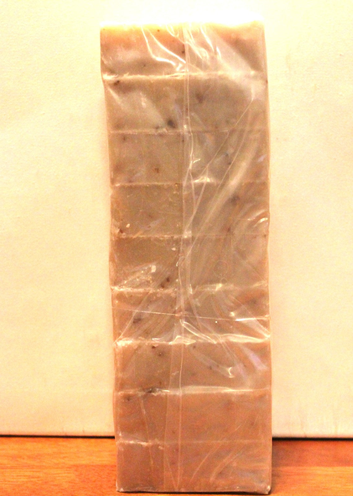 Oatmeal Honey Handmade Soap Loaf - Exfoliating Cold Process Bar, 9 Precut Pieces