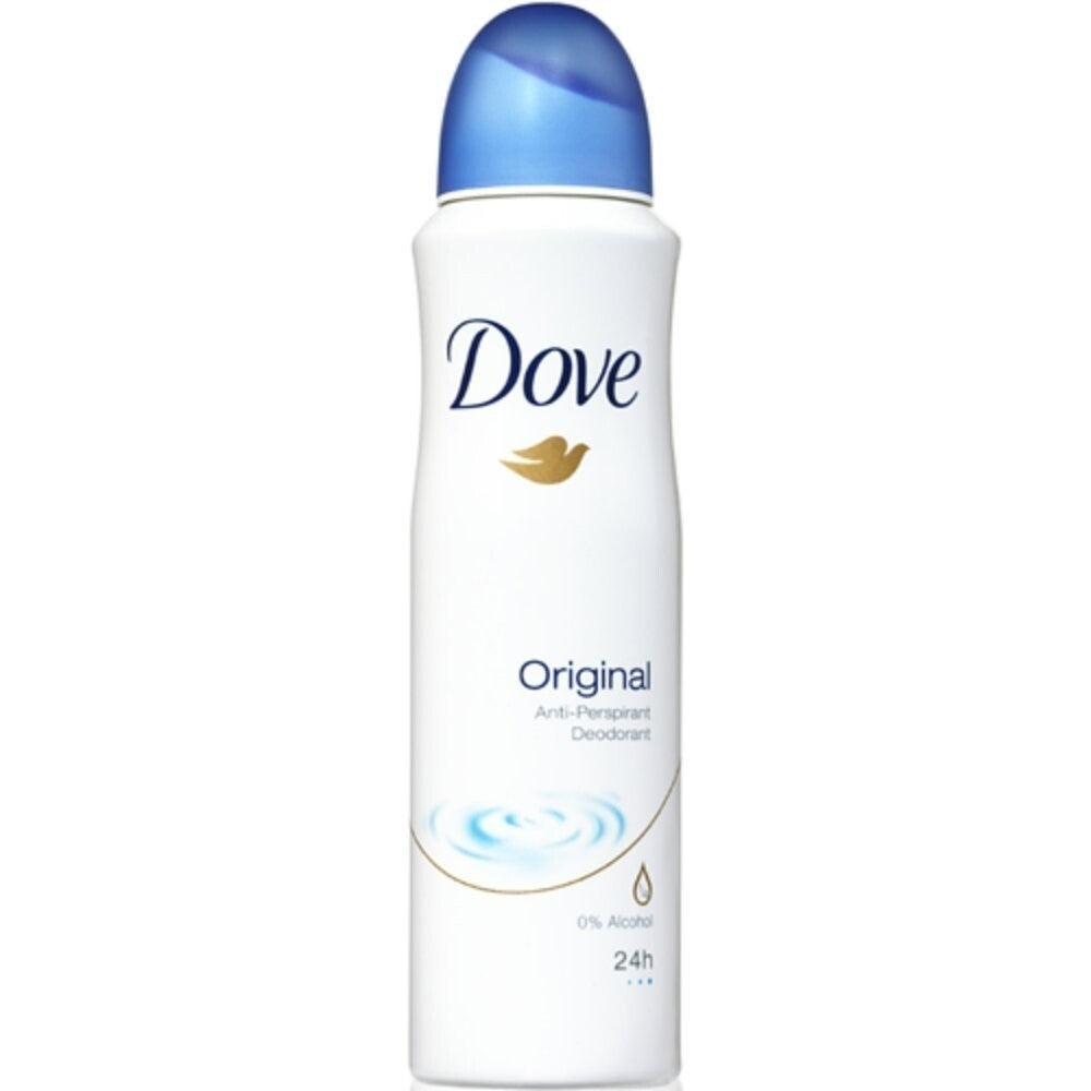 6 Pack Dove Original Antiperspirant Deodorant Spray 150ml - Up to 72 Hours Protection