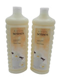 Vanilla Cream Bubble Bath Set - 2 Bottles, 24 Fl Oz Each, New Sealed