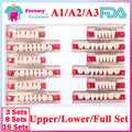 Dental Acrylic Teeth Set for Dentures - Full Upper & Lower Teeth, Multiple Colors