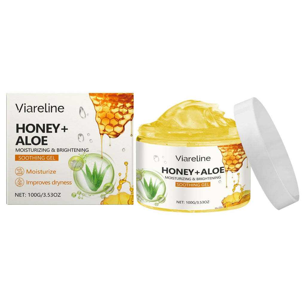 Aloe Vera Honey Hydrating Face Gel for After Sunburn & Oil Control