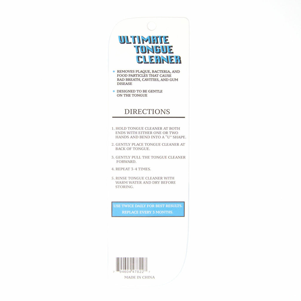 Tongue Cleaner Scraper - Gentle Oral Hygiene & Bad Breath Relief - 4 Pack