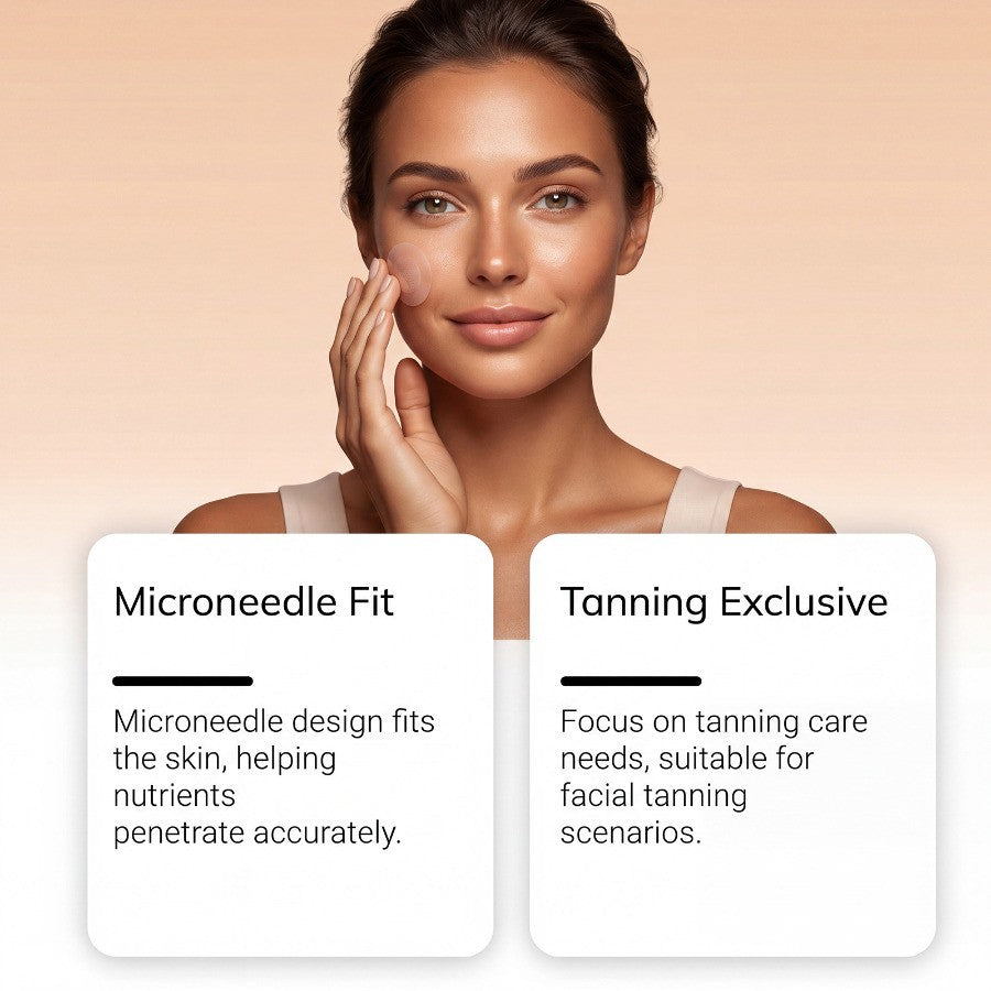 Sunless Micro-Needle Tanning Patches – Natural, Streak-Free Self-Tanning