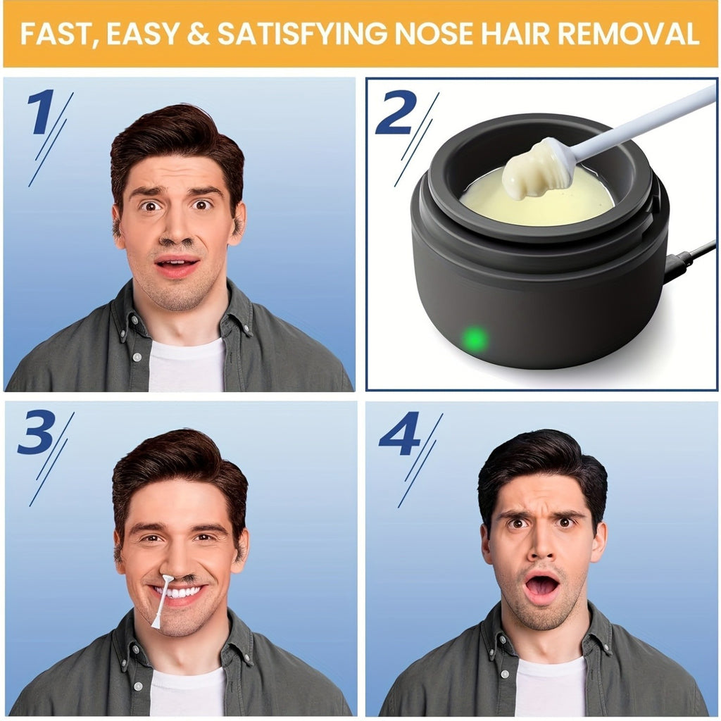 USB Mini Hot Wax Warmer Kit for Facial & Eyebrow Hair Removal