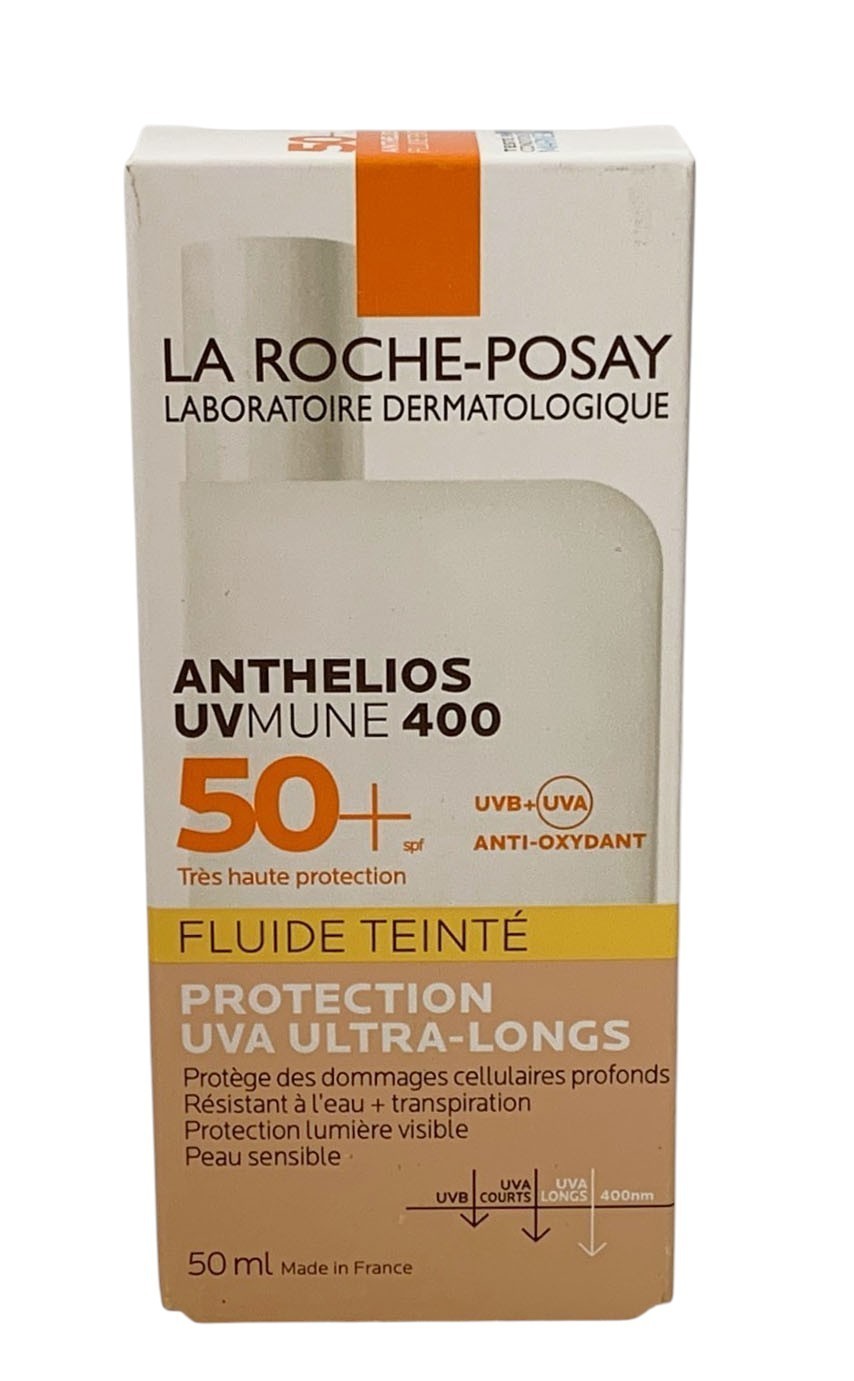 SPF 50+ Tinted Sunscreen Fluid with UVA/UVB Protection - 50ml
