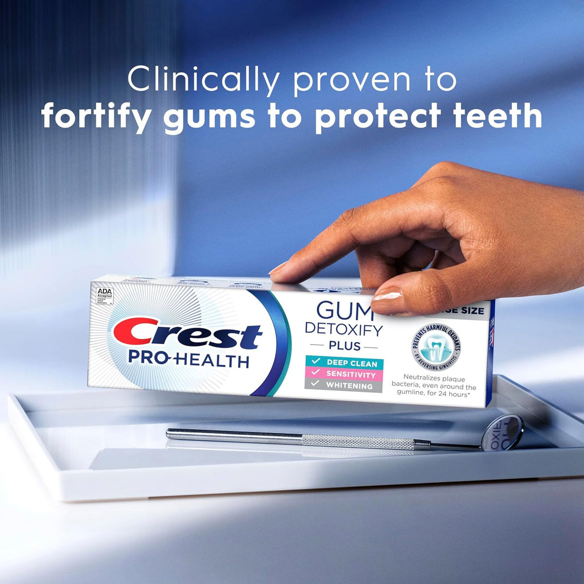 Crest Pro-Health Gum Detoxify Plus Toothpaste Pack of 3 - Deep Clean & Sensitive Care