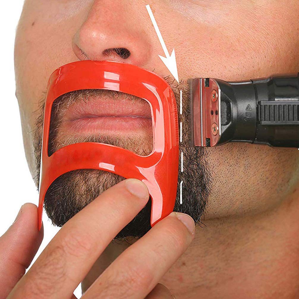 Beard Shaping Template for Precise Goatee Trimming and Edging