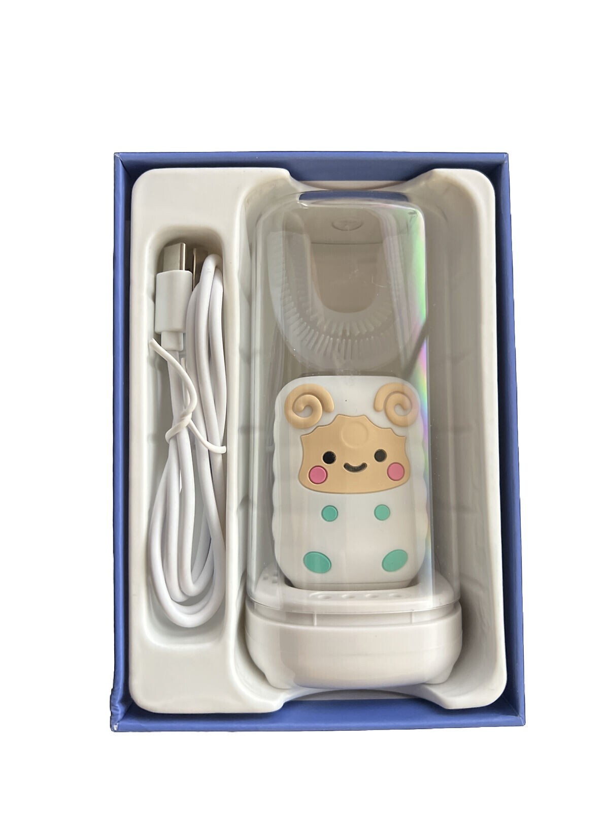 Kids Sonic Electric Toothbrush with U-Shaped Brush Head for 2-6 Years - Rechargeable