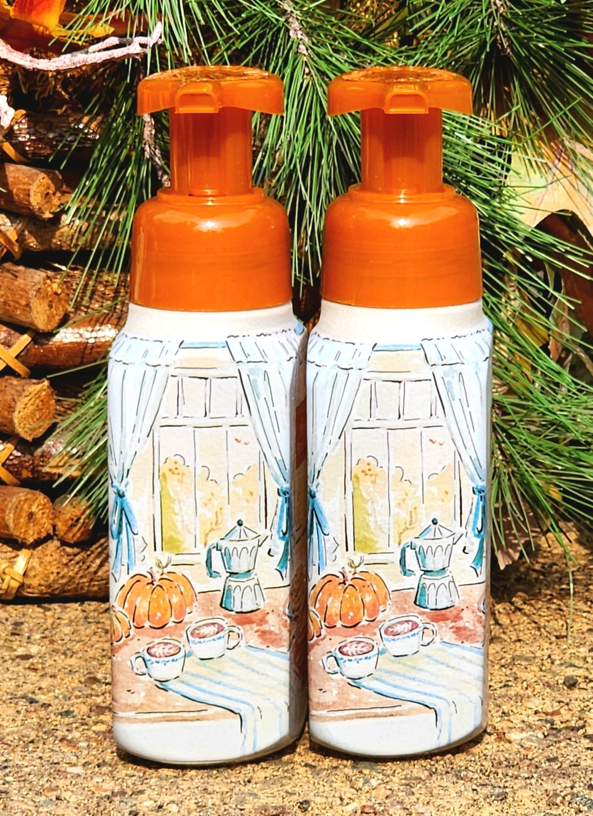 Pumpkin Pecan Waffles Foaming Hand Soap Set - Fall Scent, 2-Pack